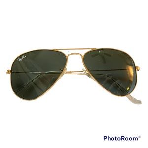 Gold Ray-Ban Aviators